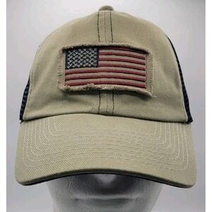 USA Flag Snapback Mesh Snapback Baseball Cap Hat Adjustable DPC NwoT